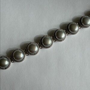 Honora Silver Pearl Bracelet